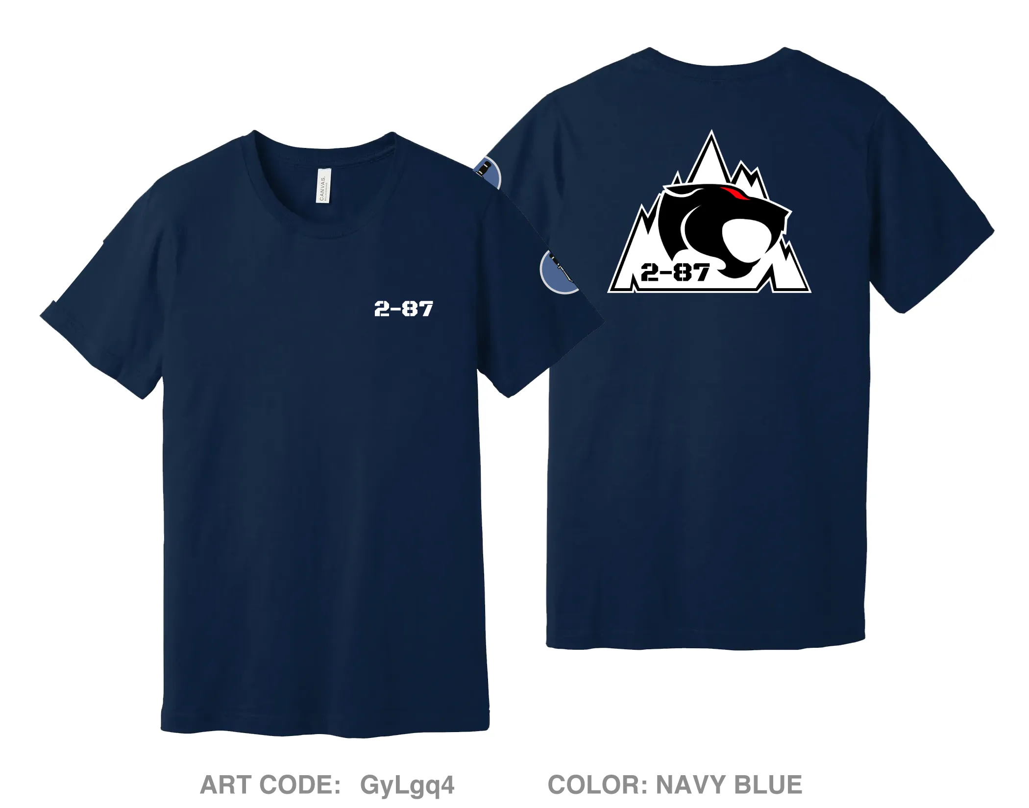 2-87 IN BN Comfort Unisex Cotton SS Tee - GyLgq4