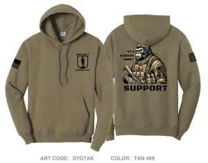 2 BN 254th RTI NJ ARNG Comfort Unisex Hooded Sweatshirt - D7GTAK
