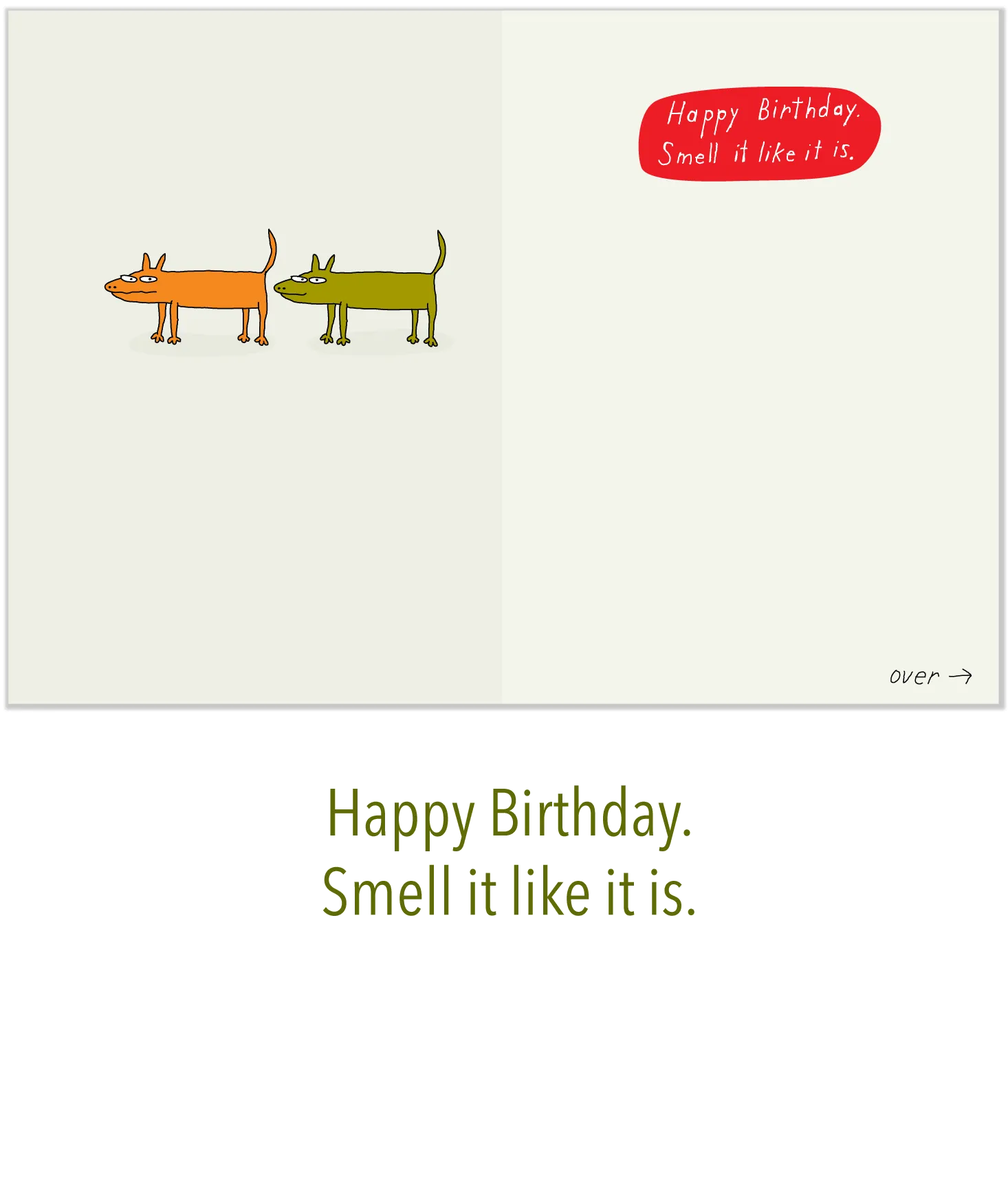 681 Smell it Like it is (Birthday Card)