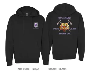 A Co 97th Civil Affairs BN Comfort Unisex Hooded Sweatshirt - nj56pX