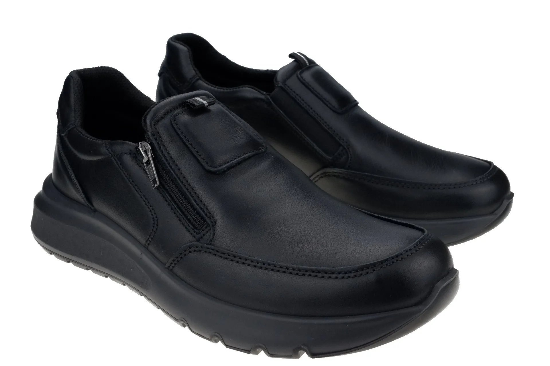 'Arizona' men's zip shoe - Black