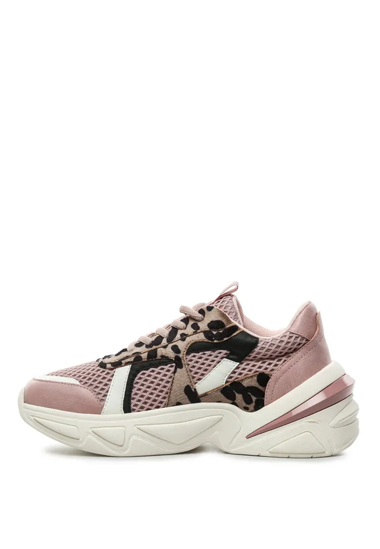 beasty fur detail chunky trainers
