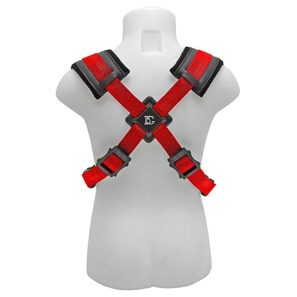 BG A and T Sax Comfort Harness Small ~ Red ~ Metal Hook