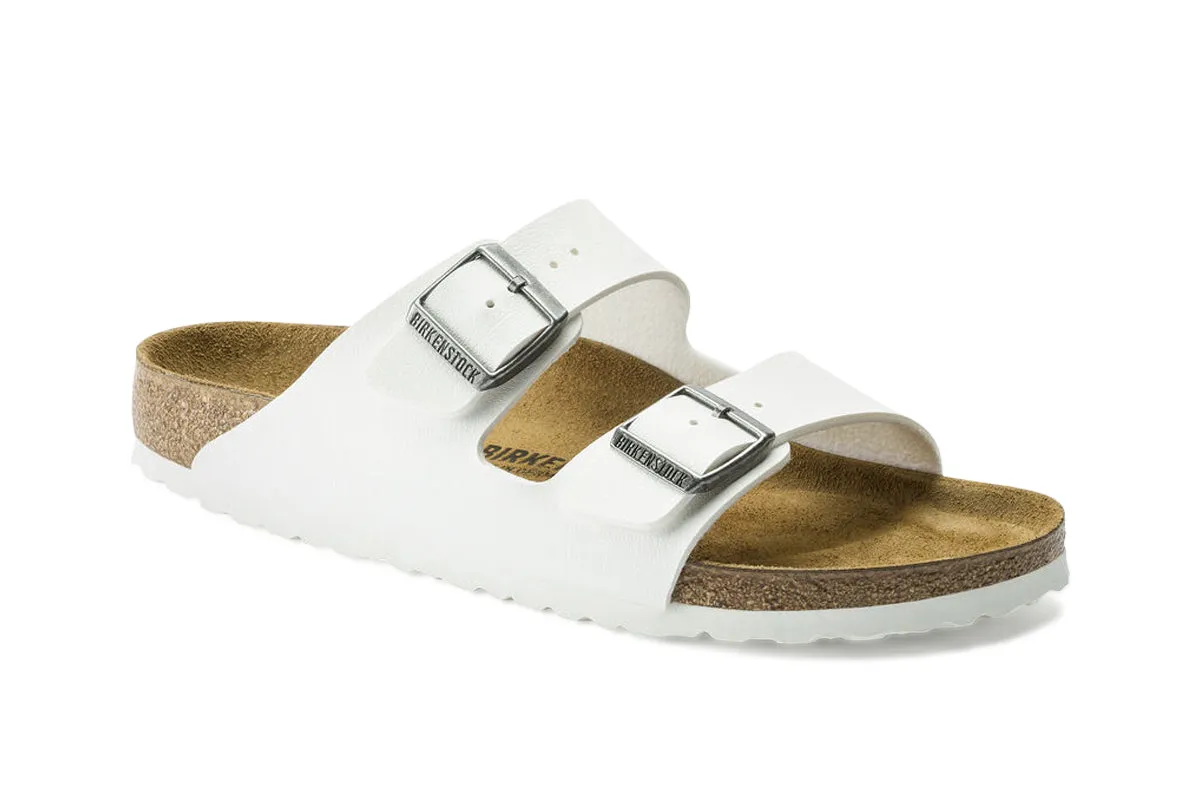Birkenstock Arizona R White Birko-Flor Womens