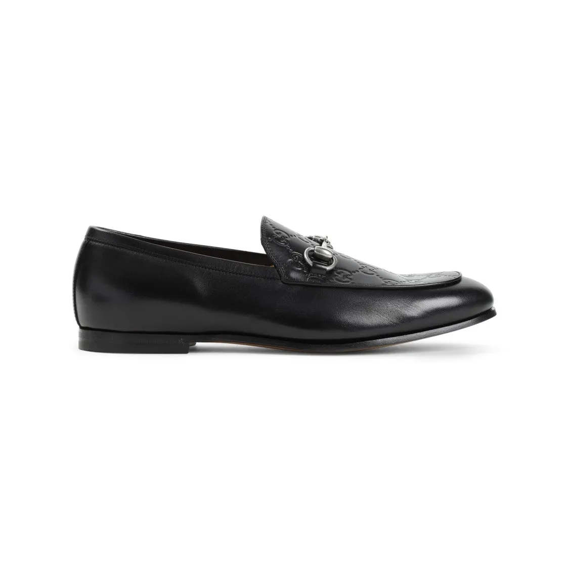 Black Leather Jordy Loafers