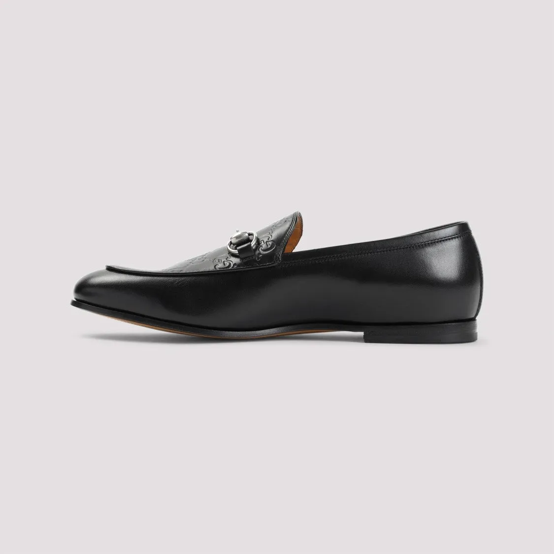 Black Leather Jordy Loafers