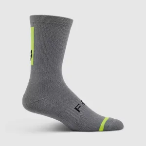 Calcetines Bicicleta Defend 8" Gris Fox