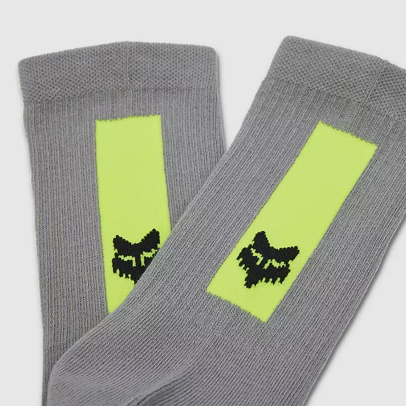Calcetines Bicicleta Defend 8" Gris Fox