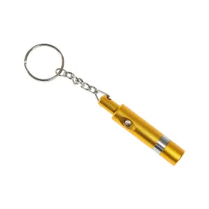 Cigar Punch Key Chain-Gold