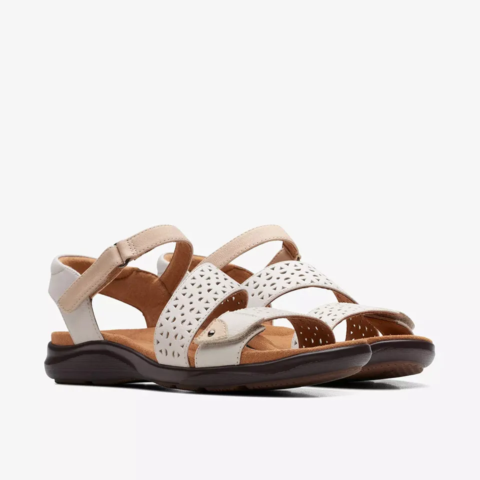 Clarks Women's Kitly Way Black | White Leather