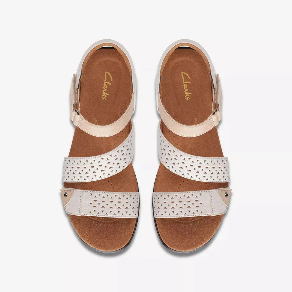 Clarks Women's Kitly Way Black | White Leather