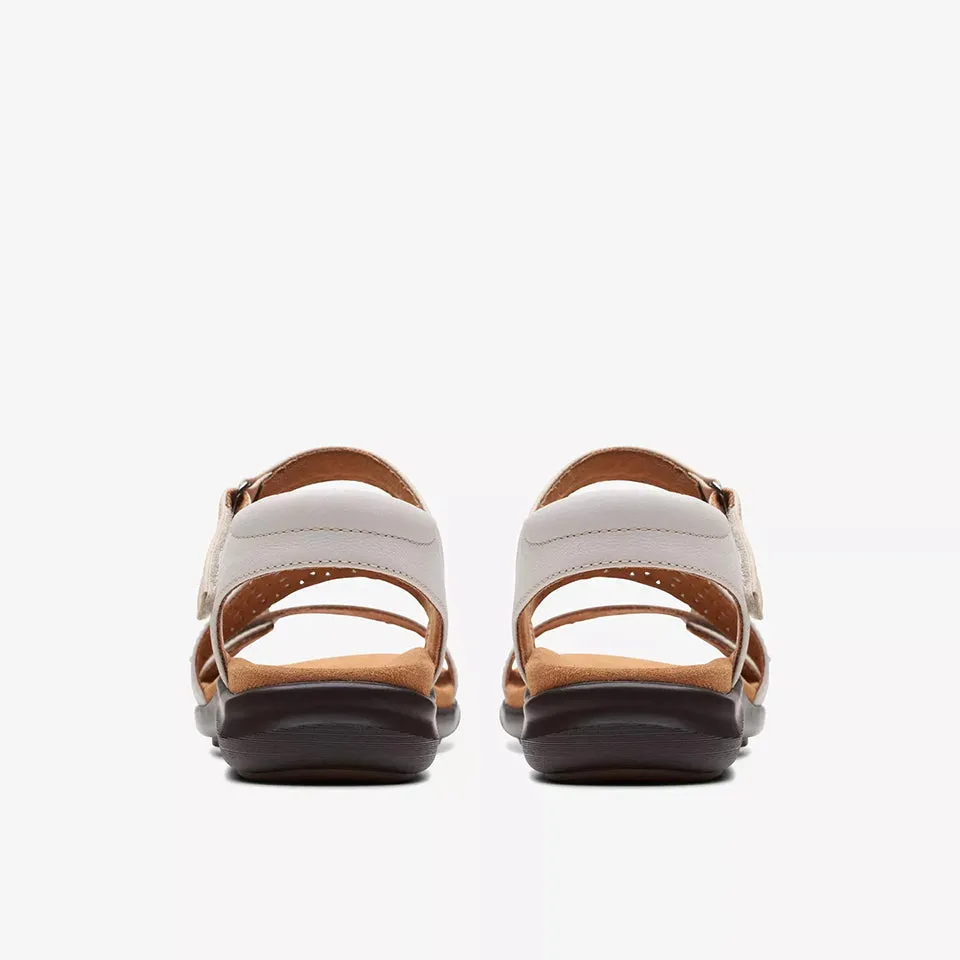 Clarks Women's Kitly Way Black | White Leather