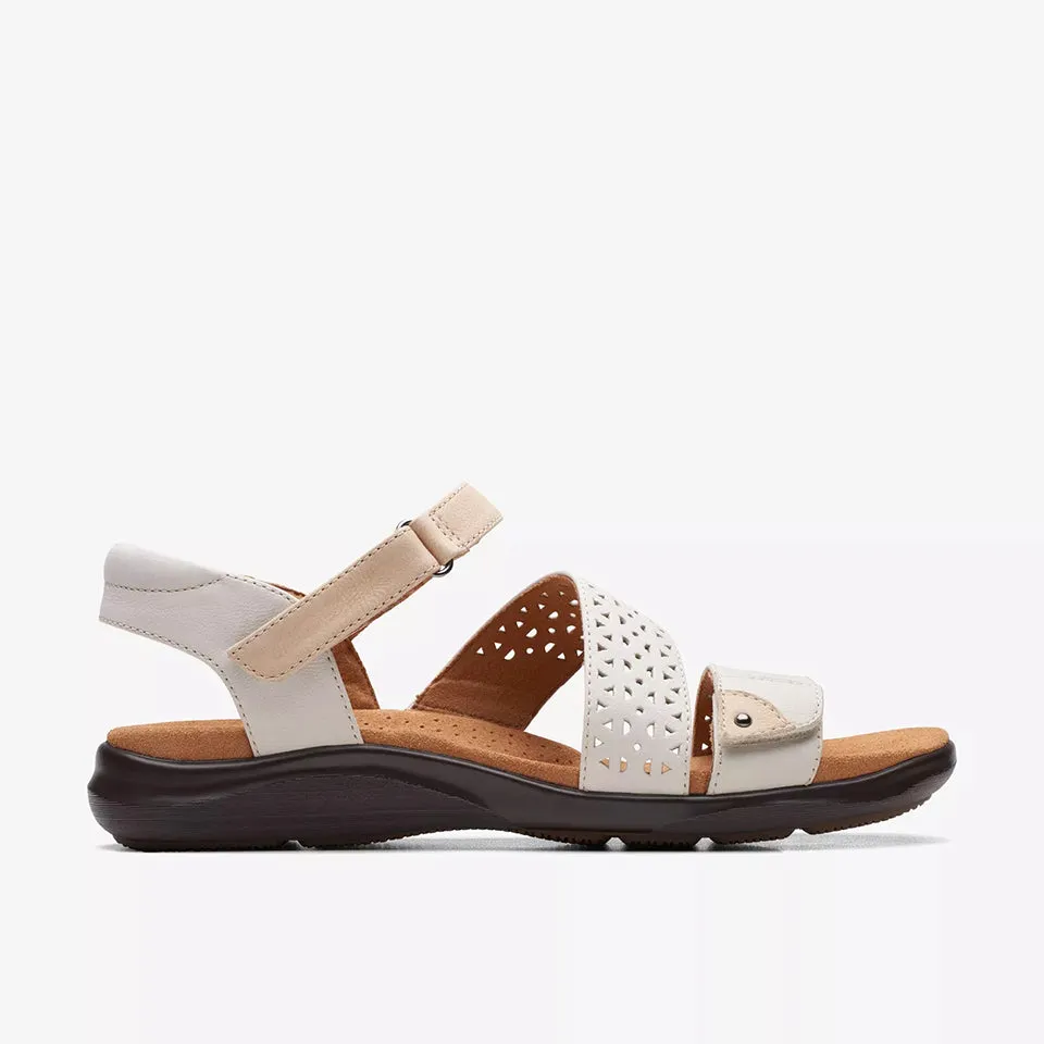 Clarks Women's Kitly Way Black | White Leather