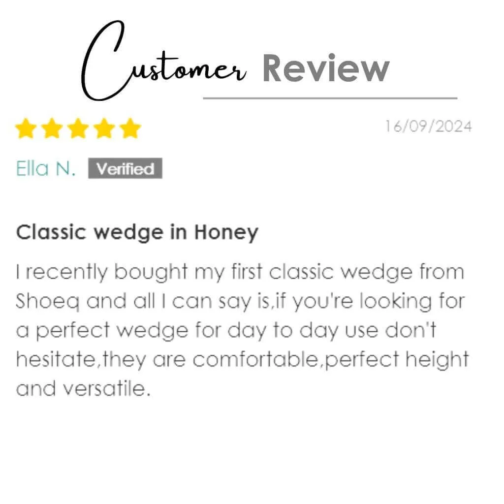 Classic Espadrille Wedge in Honey