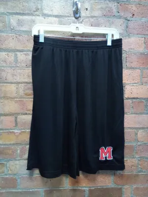 CLEARANCE - Mechanicville Youth Gym Shorts - Embroidered Logo
