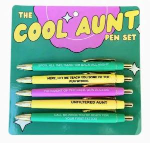 Cool Aunt Pen Set