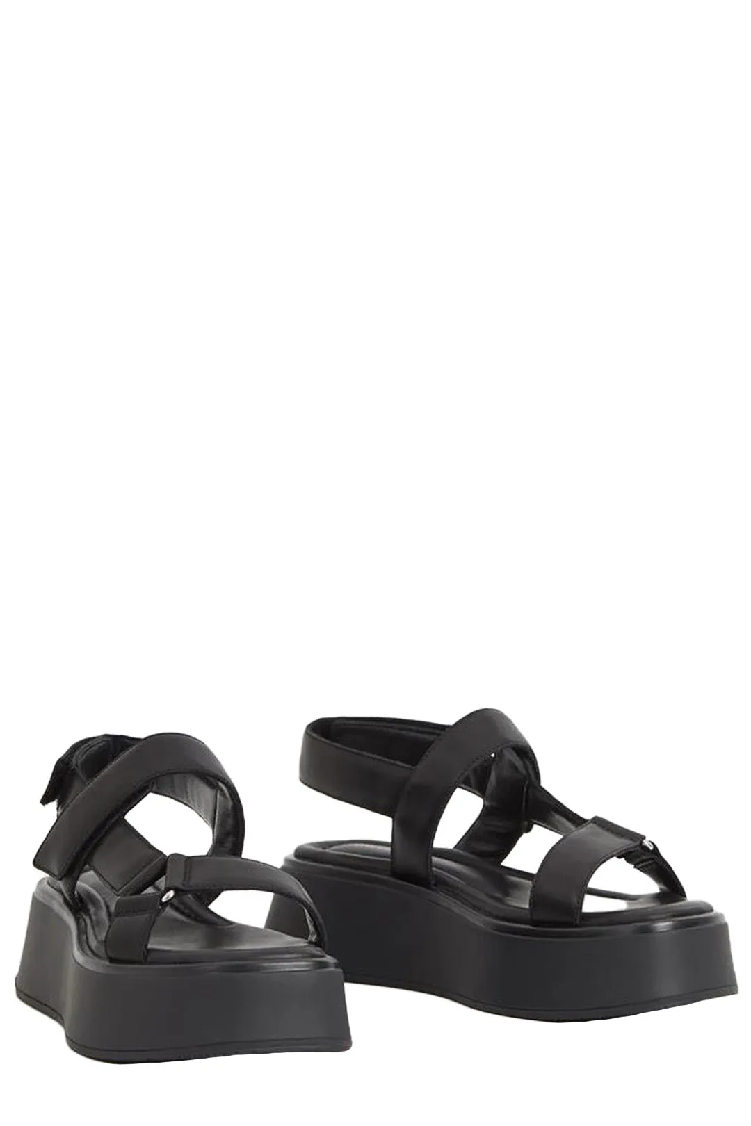 Courtney platform bőrszandál