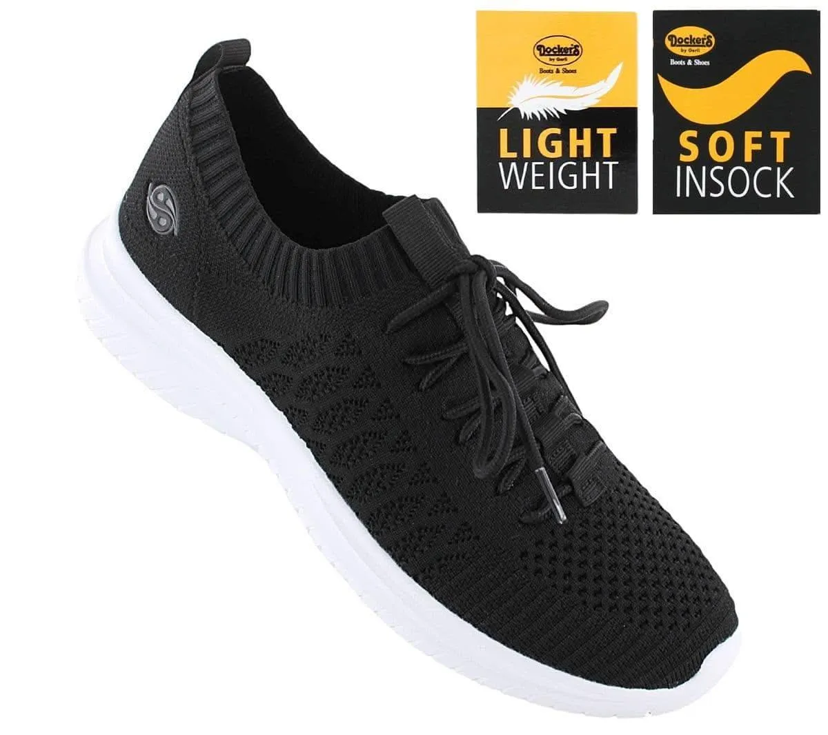 DOCKERS by Gerli KALA - Damen Sneakers Schuhe Schwarz 48HP208-700100