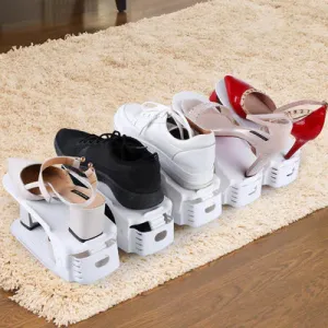 Double Deck Shoe Rack - A Space Saving Storage Solution!
