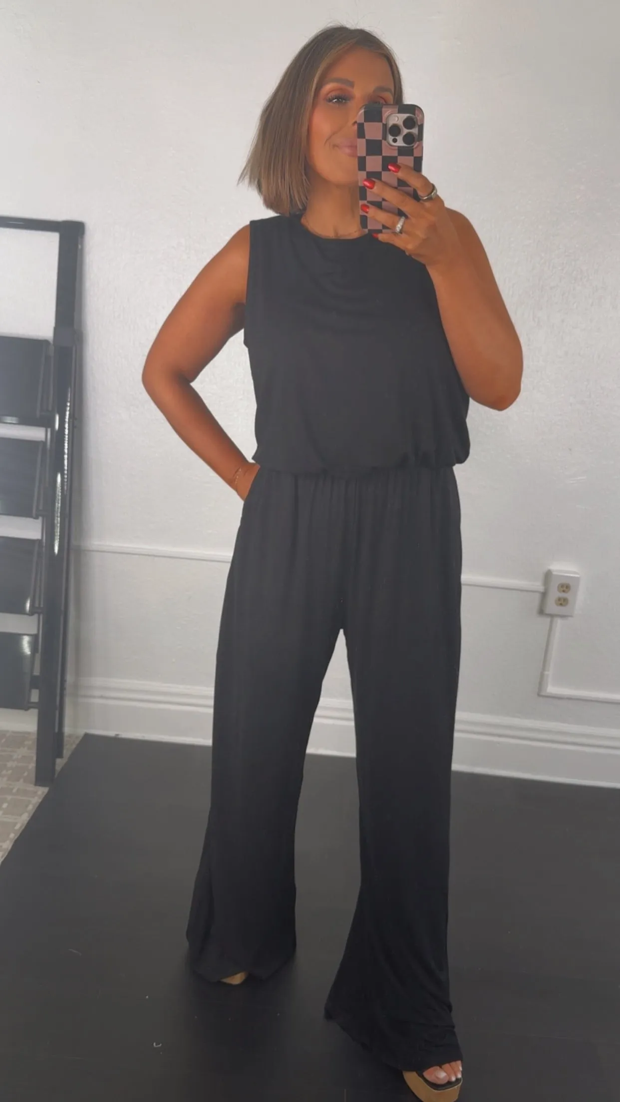 ECB Exclusive: Ready for Anything Jumpsuit, Black