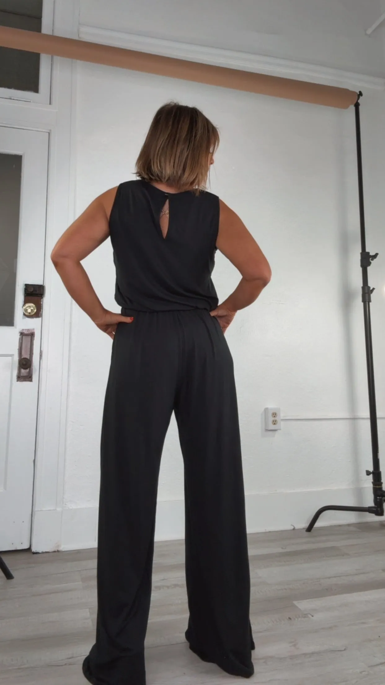 ECB Exclusive: Ready for Anything Jumpsuit, Black