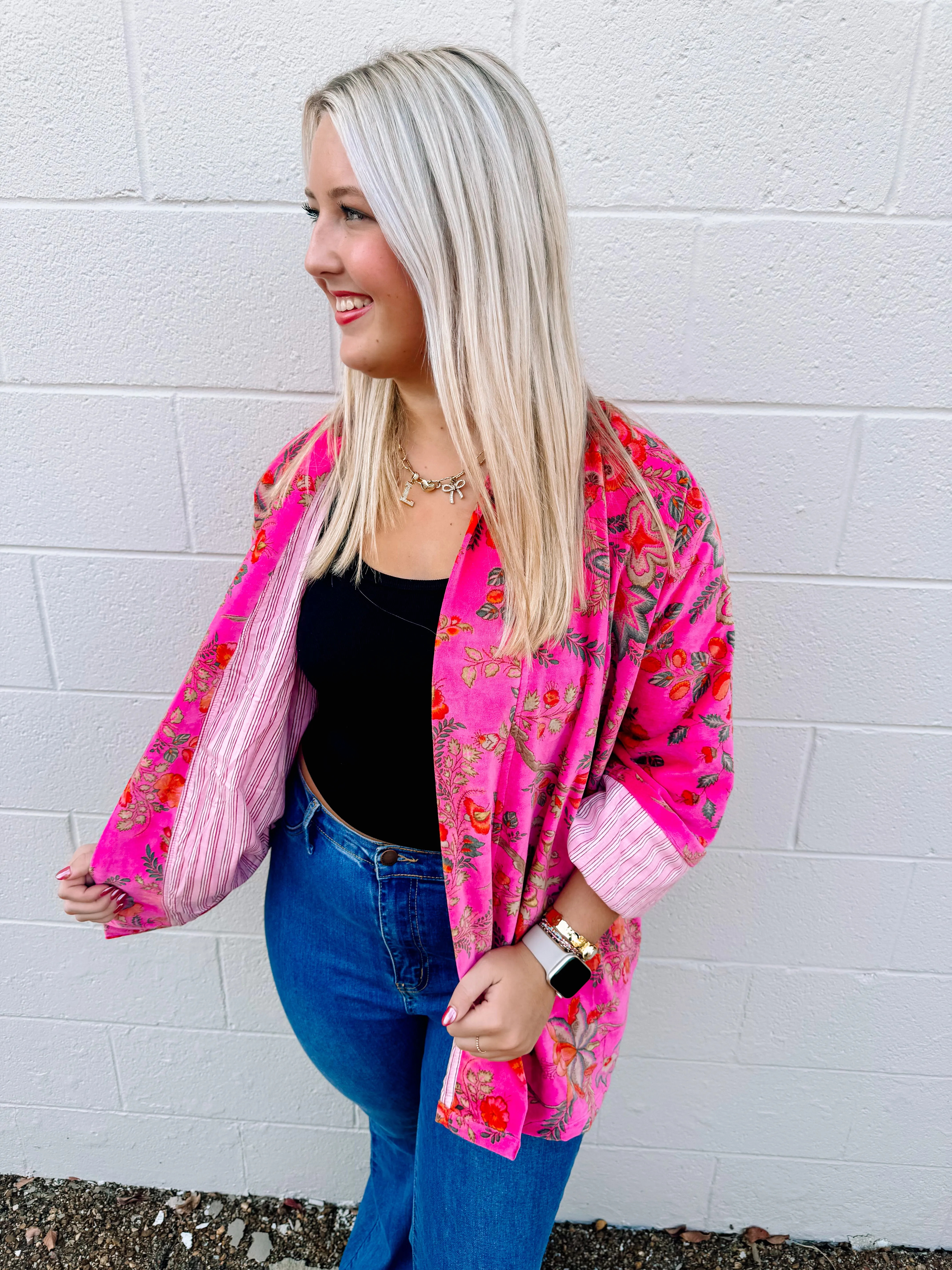 EJ Penny Velvet Jacket in Jolene