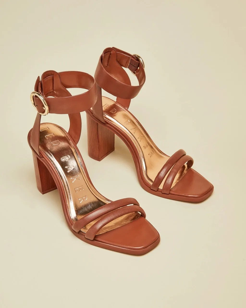 Elasana Heels in Tan
