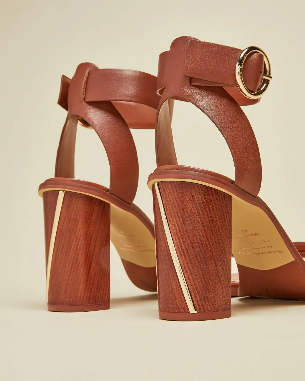 Elasana Heels in Tan