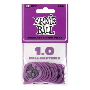 Ernie Ball Everlast Guitar Picks - 12 Pack - 1.0mm Gauge