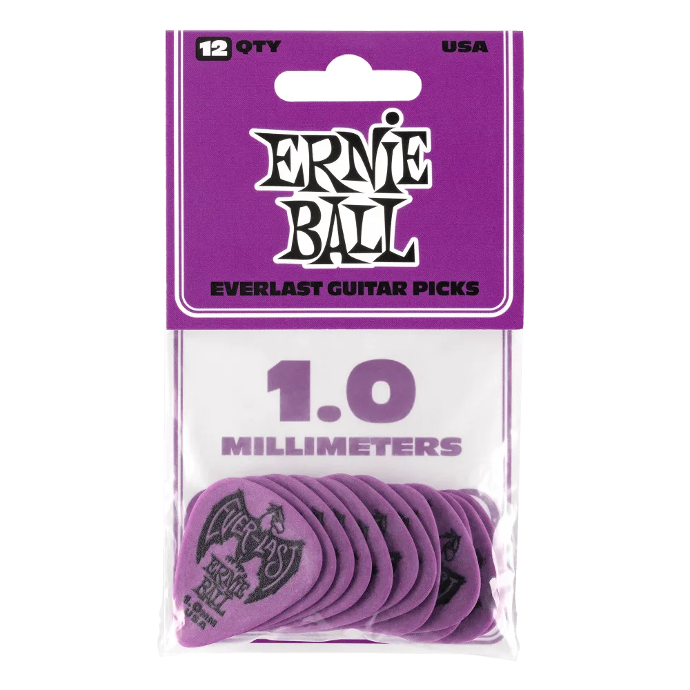 Ernie Ball Everlast picks 1.00mm (12 Pack)