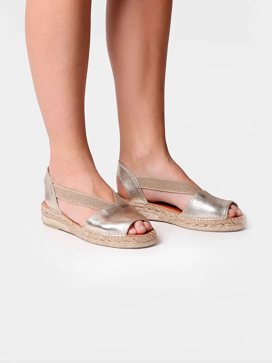 Etna Flat Leather Sandal