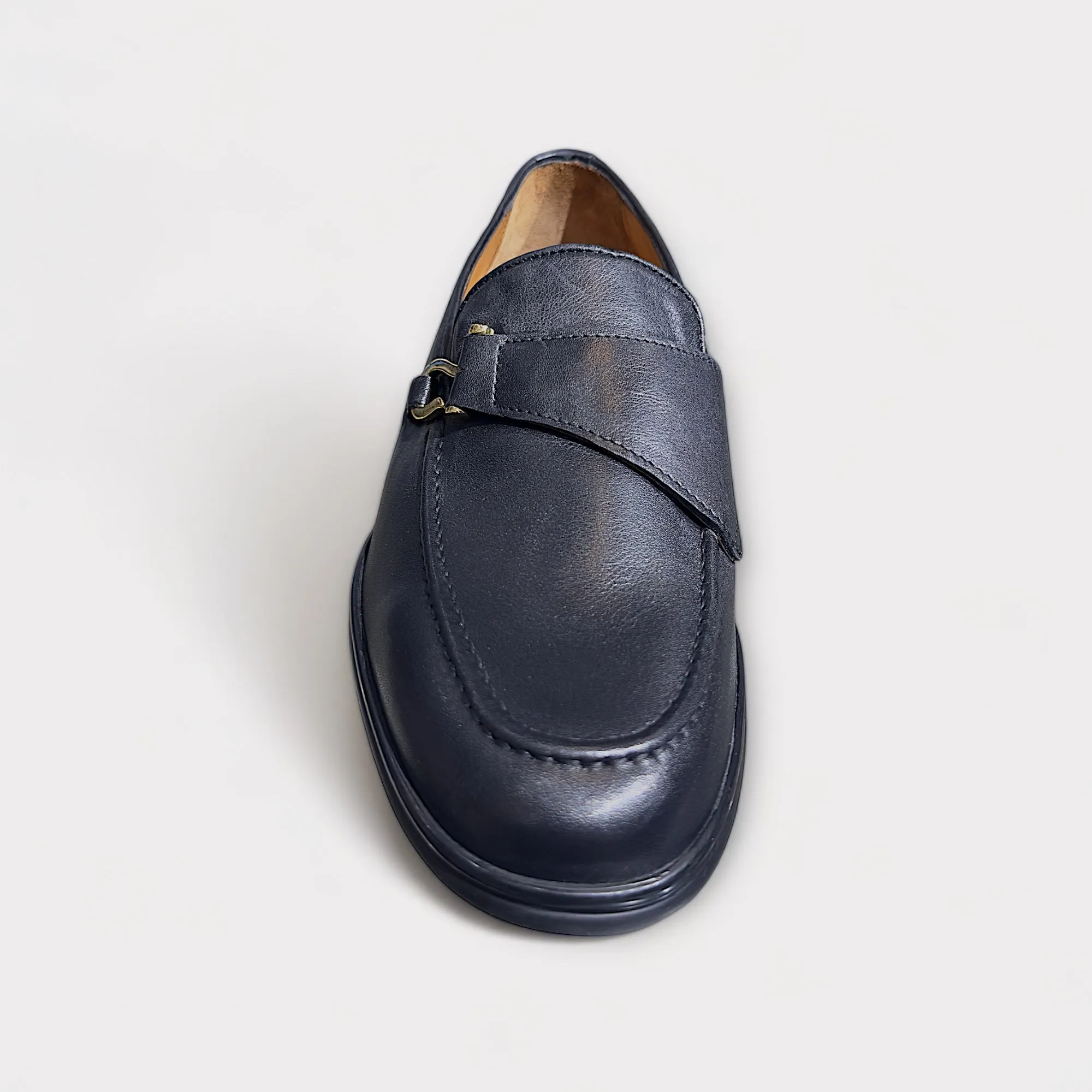 FF Black Soft Leather Loafer