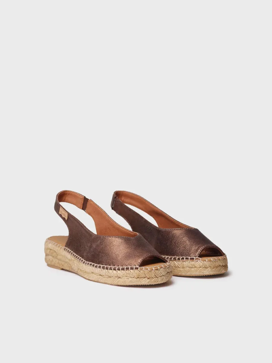 Flat suede sandal - ERICA-AS
