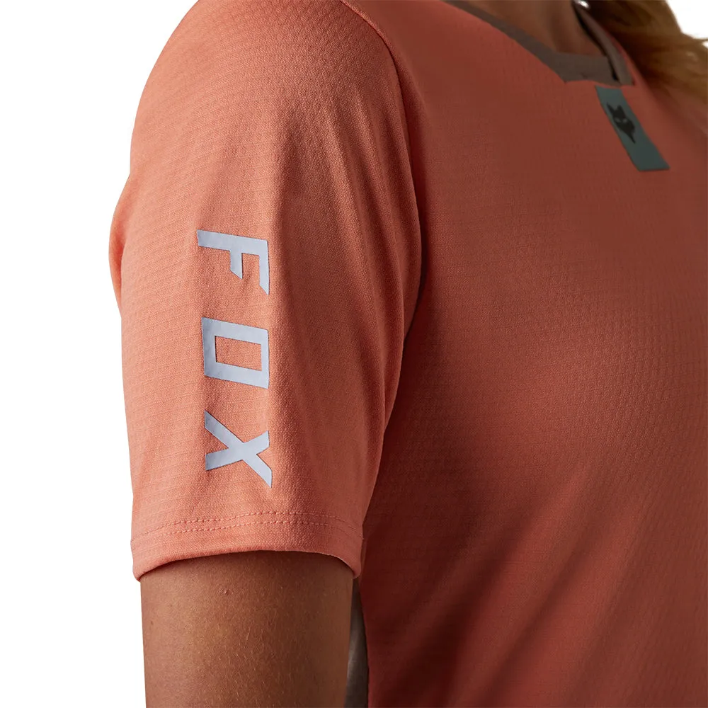 Fox Womens Defend Ss Jersey [Salmon]