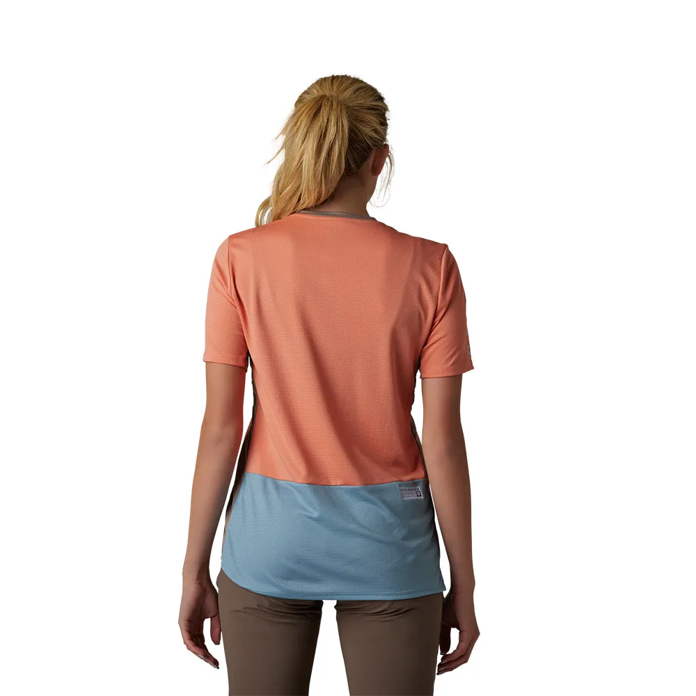 Fox Womens Defend Ss Jersey [Salmon]
