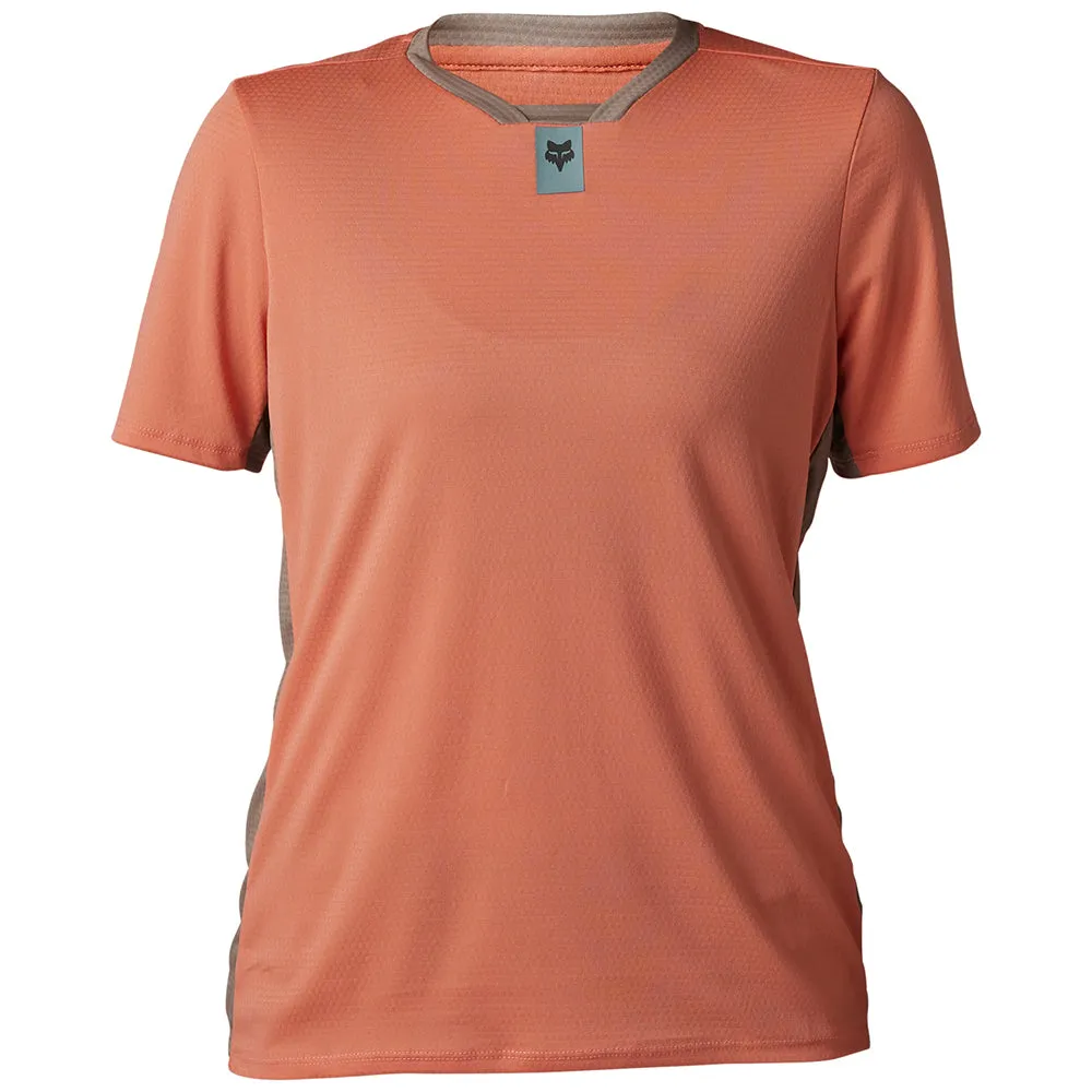Fox Womens Defend Ss Jersey [Salmon]