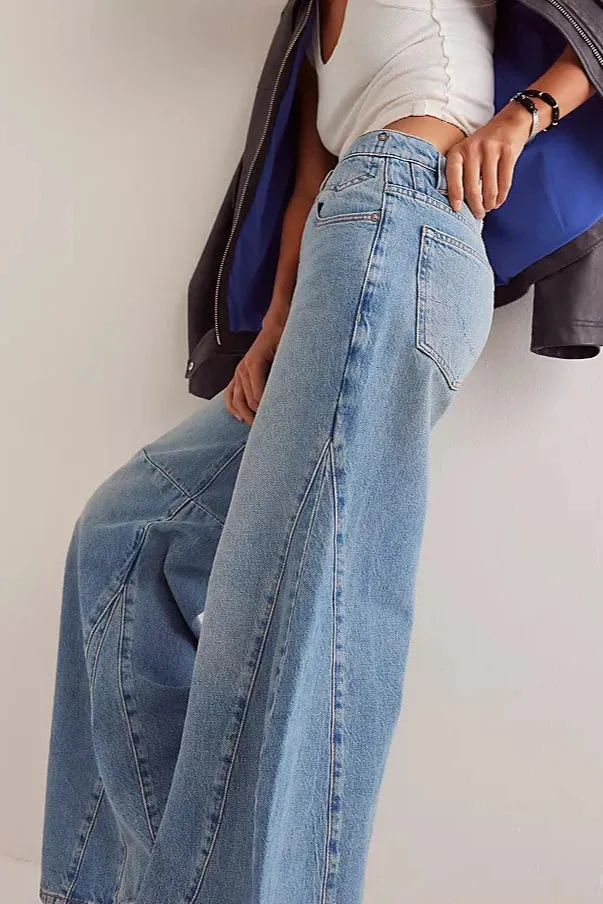 Free People Eden High Slouchy Jeans