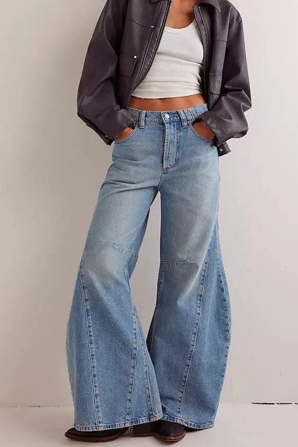 Free People Eden High Slouchy Jeans