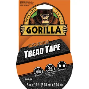 GORILLA 2" X 10' BLACK ANTI SLIP TREAD TAPE ROLL
