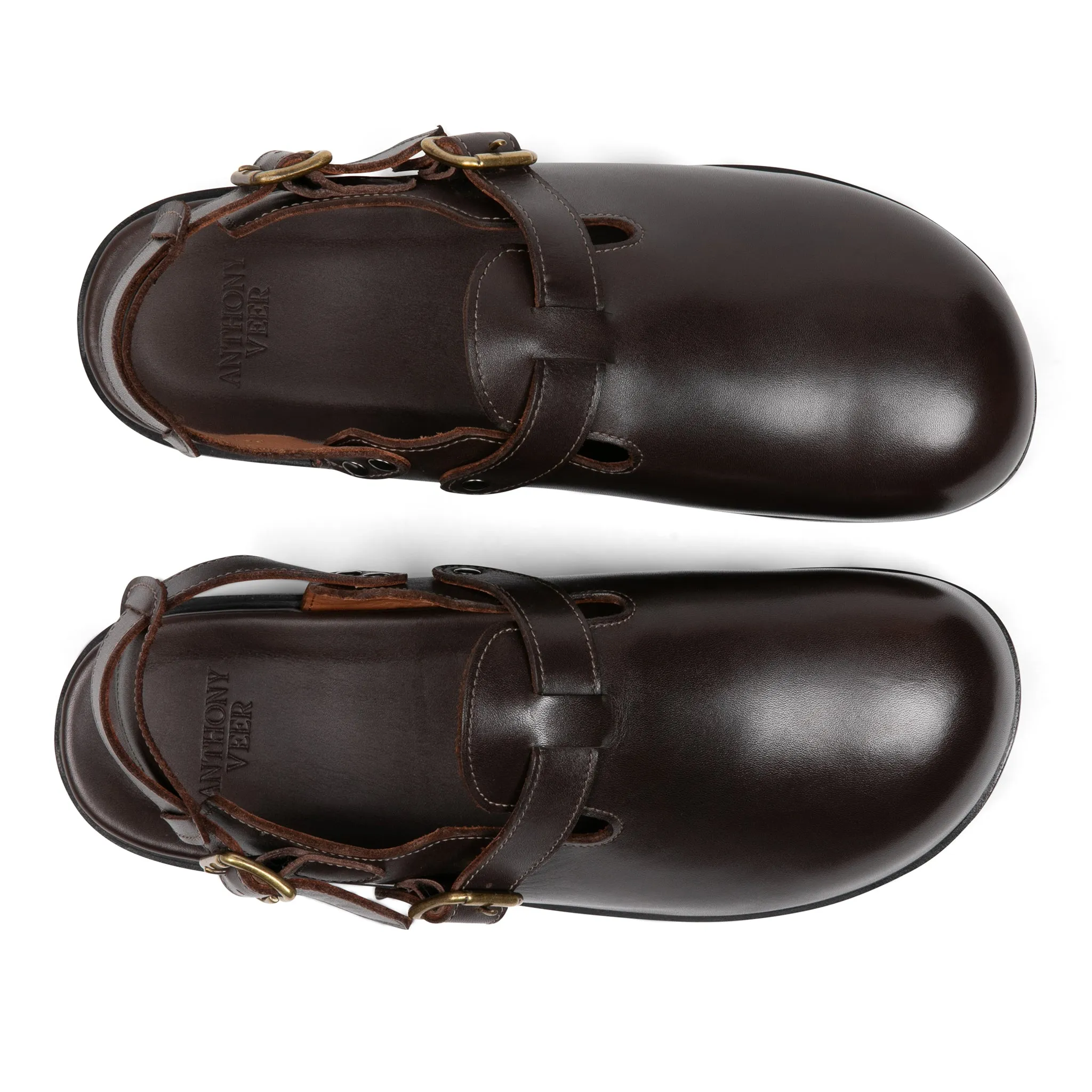 Harbor Moc Sandal // Chestnut Grain Brown