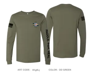 Heroes on the Water: KTX Comfort Unisex Cotton LS Tee - 4Kg6Lj