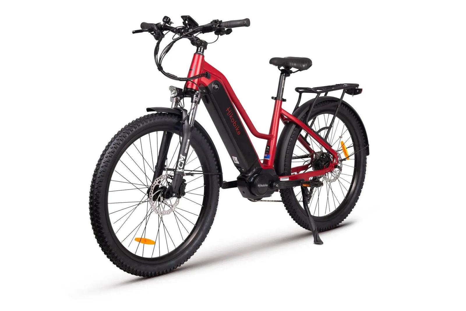 Hiko Rangler Electric Bike 672 Wh Battery Red
