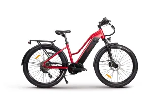Hiko Rangler Electric Bike 672 Wh Battery Red