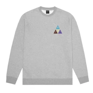 HUF Prism Trail Crewneck Sweatshirt Grey Heather