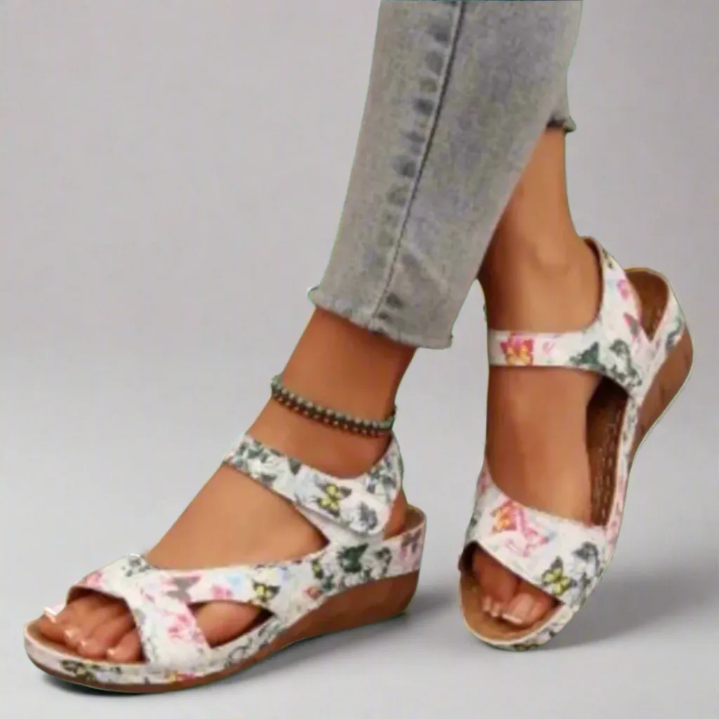 Ilona | Handmade Wedge Sandals made of Premium Material