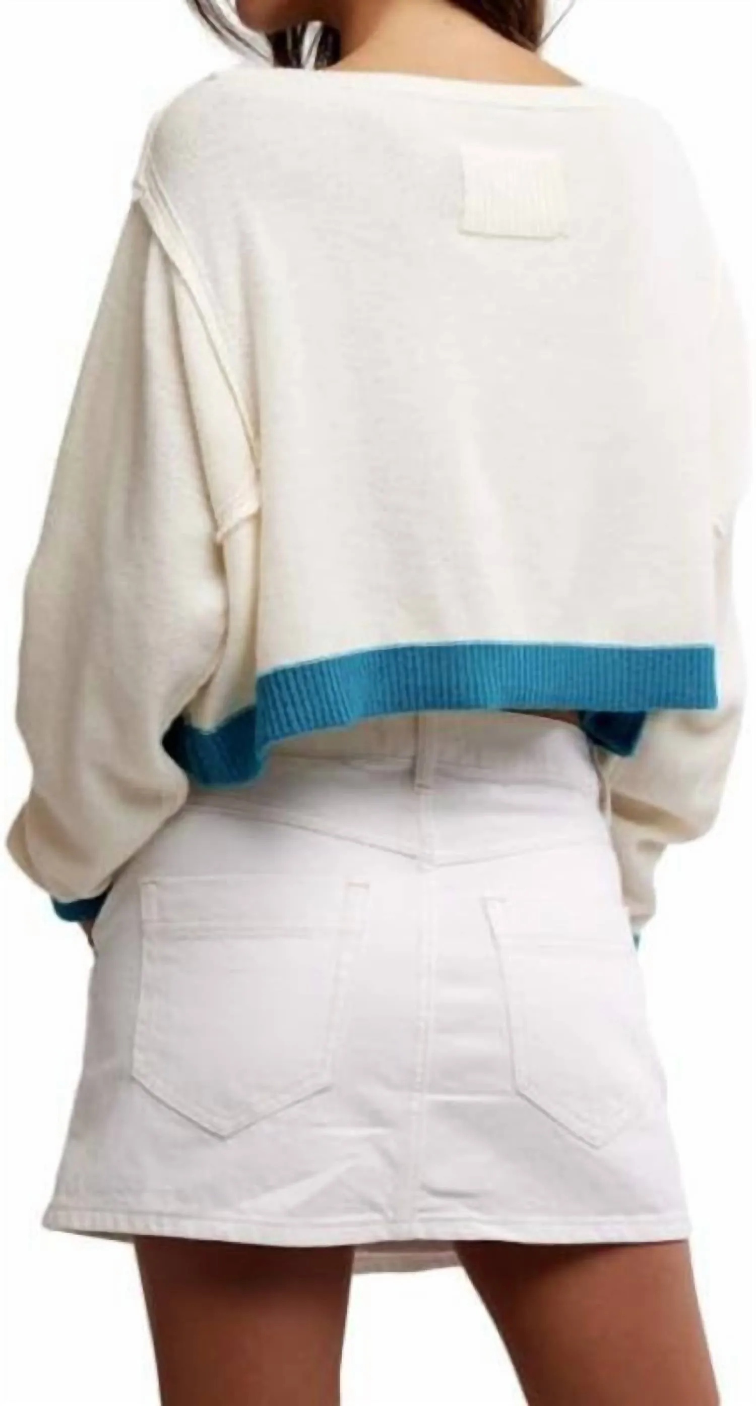 Into The Blue Pullover Sweater