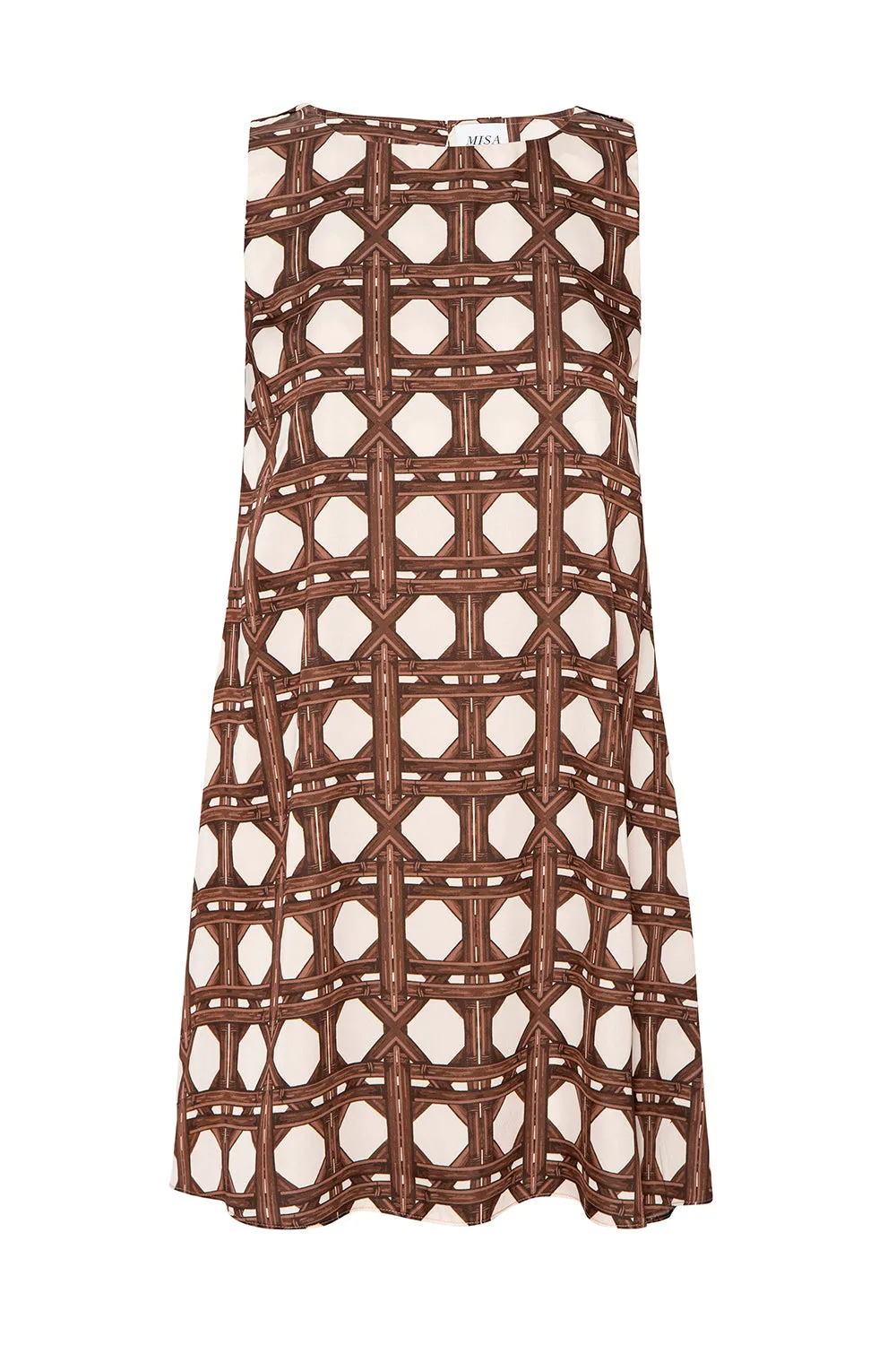 Jonah Dress Chocolate Rattan by Misa