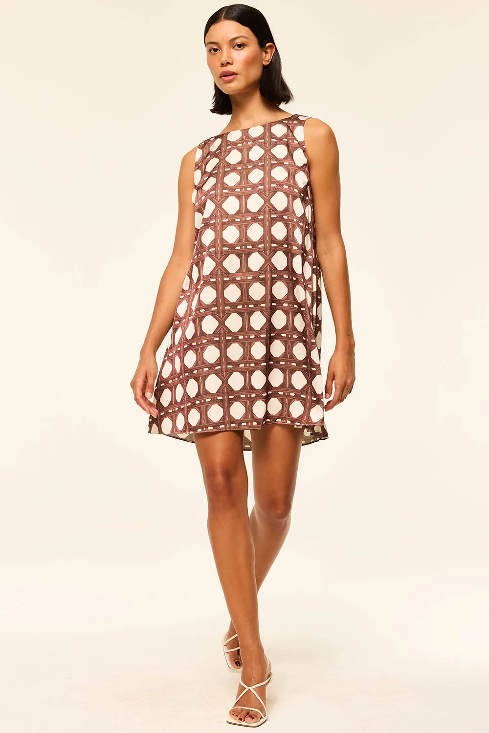 Jonah Dress Chocolate Rattan by Misa