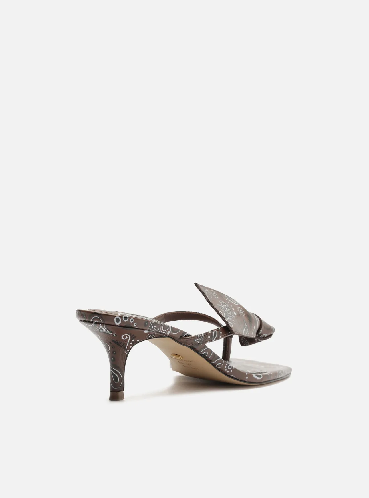 Lidia Mid Stiletto Paisley Sandal