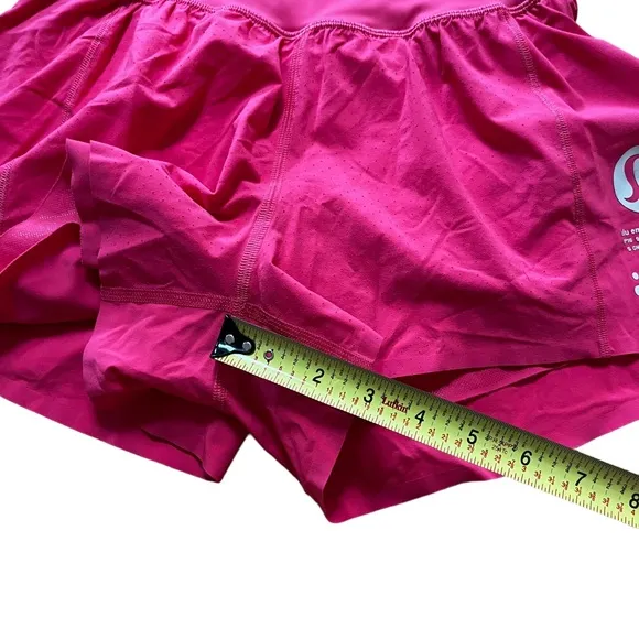 Lululemon Pink Nulux Road to Trail High-Rise Shorts Size 4